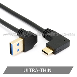 USB 3 Up A to Right/Left C  (Ultra-Thin Cable)