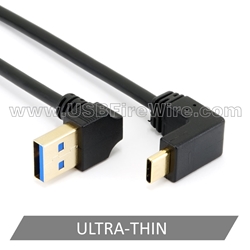 USB 3 Up A to Up/Down C  (Ultra-Thin Cable)